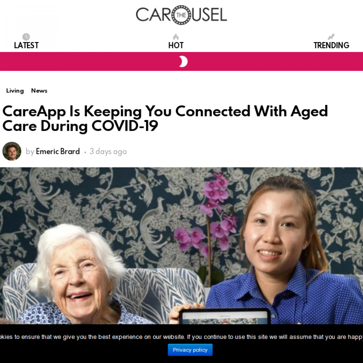 CareApp Is Keeping You Connected With Aged Care During COVID-19